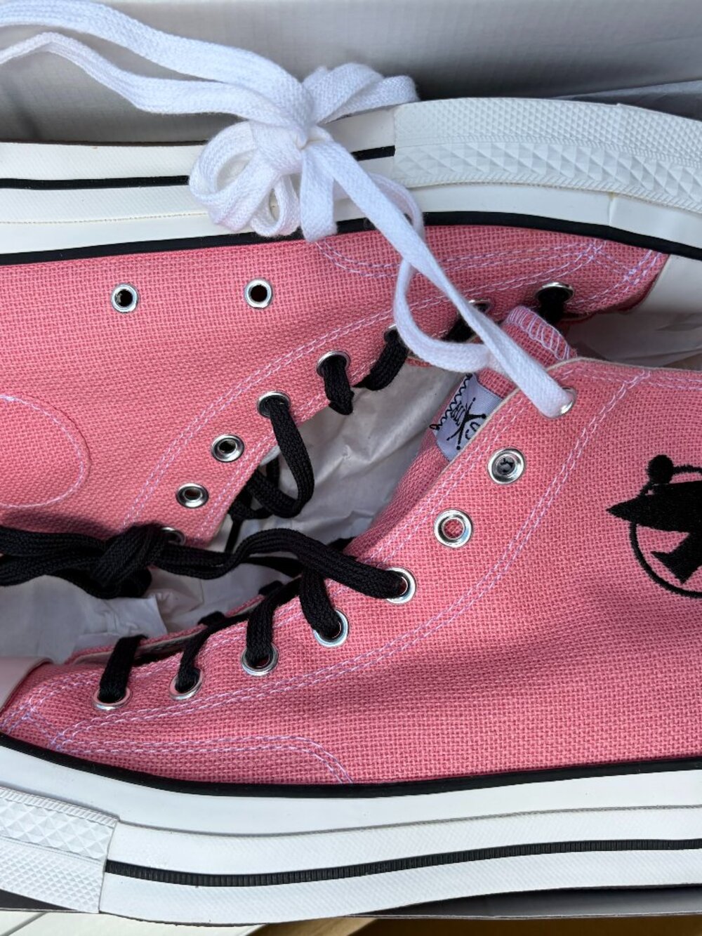 Mens Stussy x Converse Pink Size 9.5